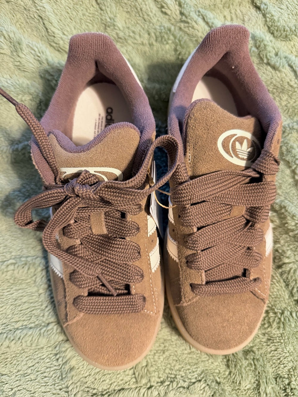 Adidas Campus 00s Women’s 6.5 Earth Strata Brown Suede Sneakers NWT